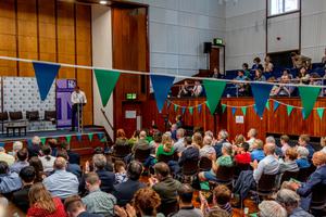 Crowd at an IPPR event